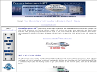 DomainMasters.NET High Speed Web Hosting and Internet Services